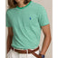 Polo Ralph Lauren - Custom Fit Jersey Crewneck T-Shirt - Stripe - Emerald & White
