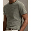 Polo Ralph Lauren - Custom Slim Striped  Soft Cotton T-Shirt - Armadillo white