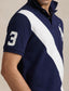 Polo Ralph Lauren - Mesh Polo - Large Pony - Newport Navy & White