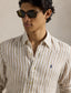 Polo Ralph Lauren - Linen Shirt - Stripe - Coastal Beige White