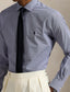 Polo Ralph Lauren - Poplin Stretch Business Shirt - Plaid - Blue & White
