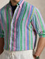 Polo Ralph Lauren - Linen Shirt - Green Pink Multi