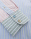 Cotton Shirt - Stripe - Colourblock