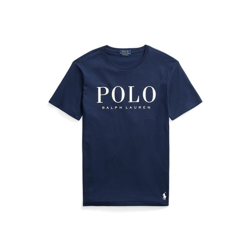 Custom Slim Fit Logo Jersey T-Shirt - Cruise Navy