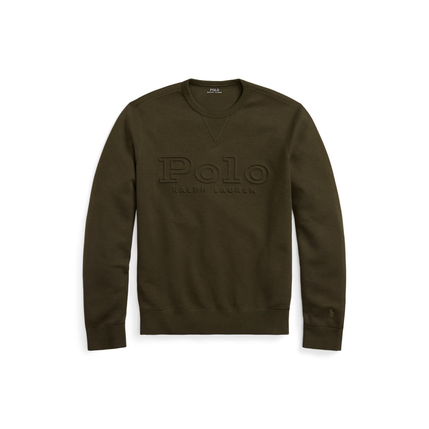 Polo Ralph Lauren - Logo-Embossed Double Knit Sweatshirt - Company Olive