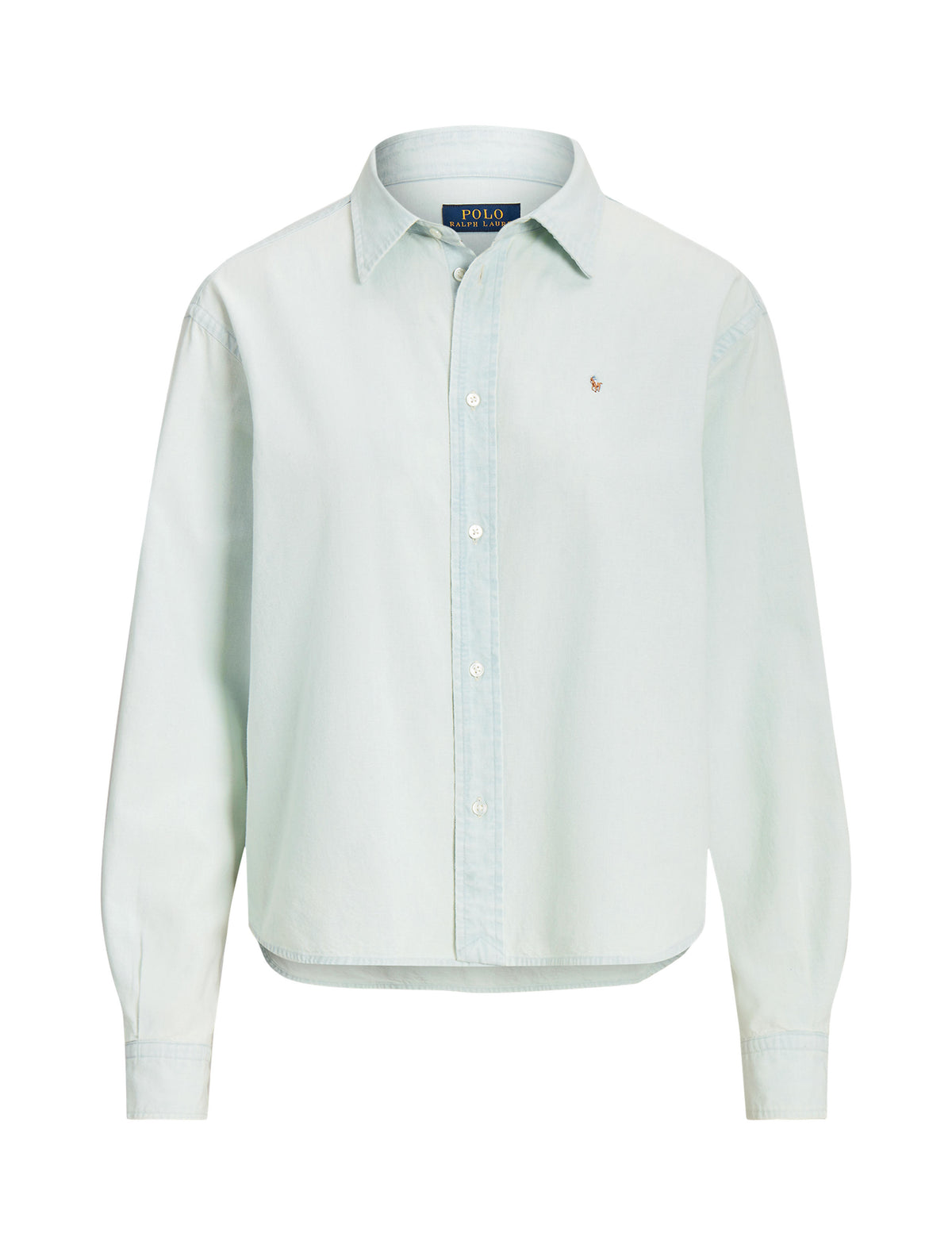 Polo Ralph Lauren - Wide Cropped Chambray Shirt - Chambray