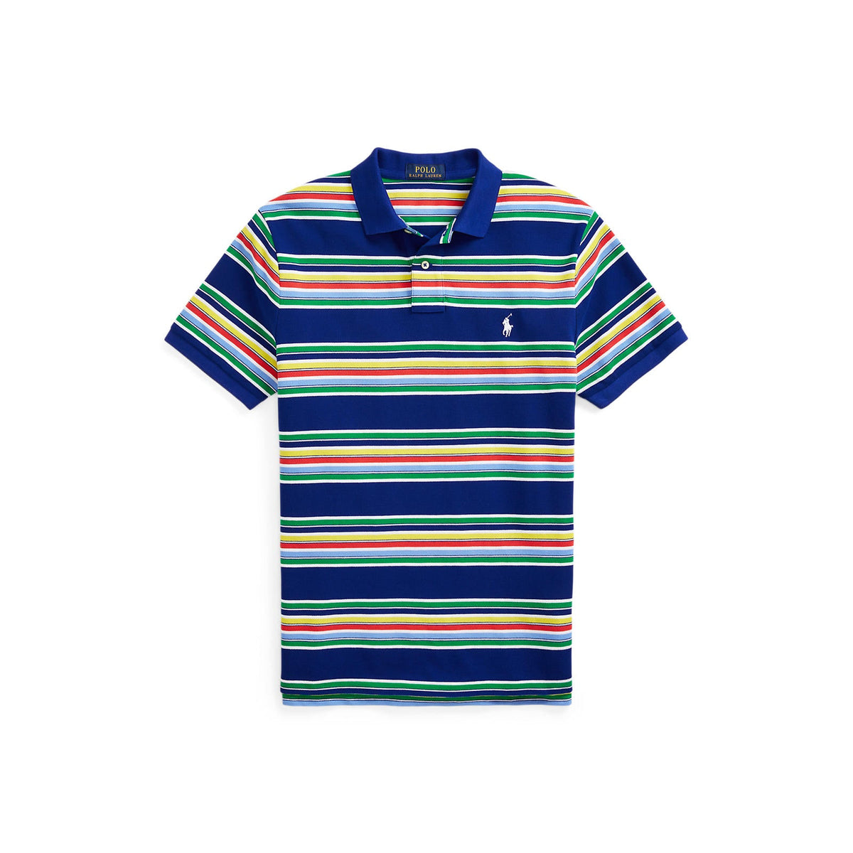 Polo Ralph Lauren - Mesh Polo - Stripe - Heritage Royal Blue Multi