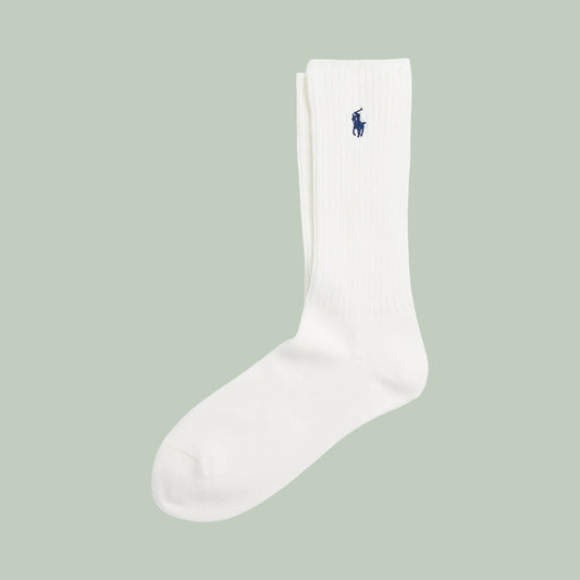 Ralph Lauren - Cotton Blend Crew Socks - White