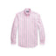 Oxford Shirt - Stripe - Pink, Green & White