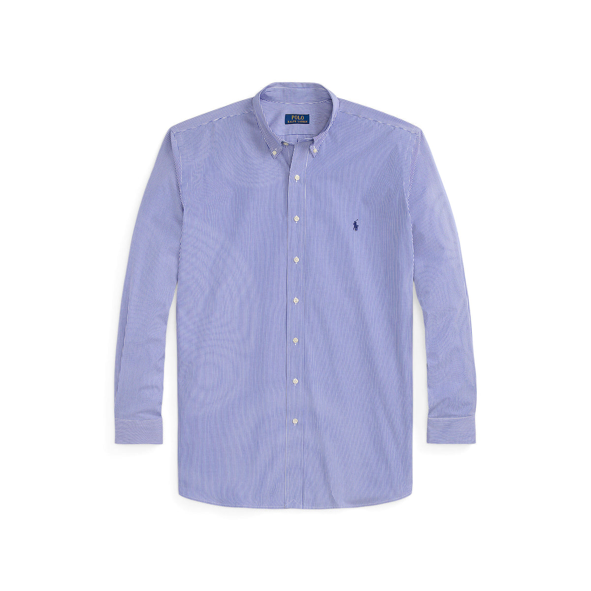 Polo Ralph Lauren - Poplin Stretch Shirt - Stripe - Big & Tall Sizes - Blue & White