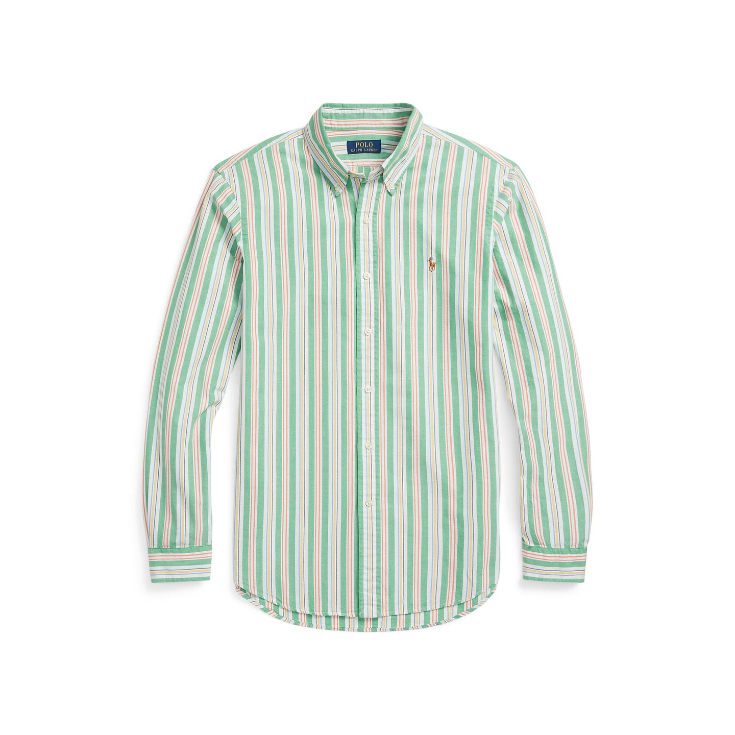 Polo Ralph Lauren - Oxford Shirt - Stripe - Green, White, Multi