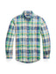 Polo Ralph Lauren - Linen Shirt - Check - Green, Blue Multi