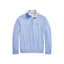 Luxury Jersey Quarter Zip Pullover - Blue