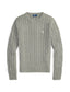 Polo Ralph Lauren - Cable-Knit Cotton Crewneck Sweater - Fawn Grey Heather