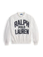 Polo Ralph Lauren - Satin Logo Fleece Crewneck - White