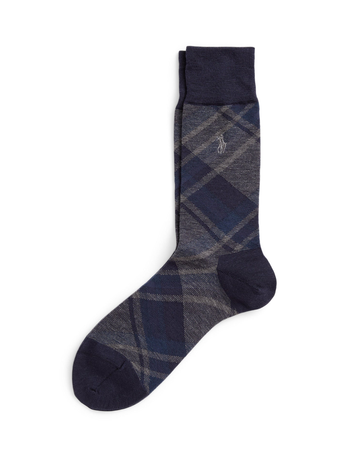 Polo Ralph Lauren - Plaid Dress Sock - Navy
