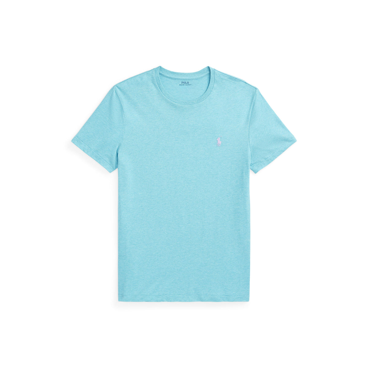 Polo Ralph Lauren - Custom Slim Fit Jersey Crewneck T-Shirt - Turquoise Nova Heather