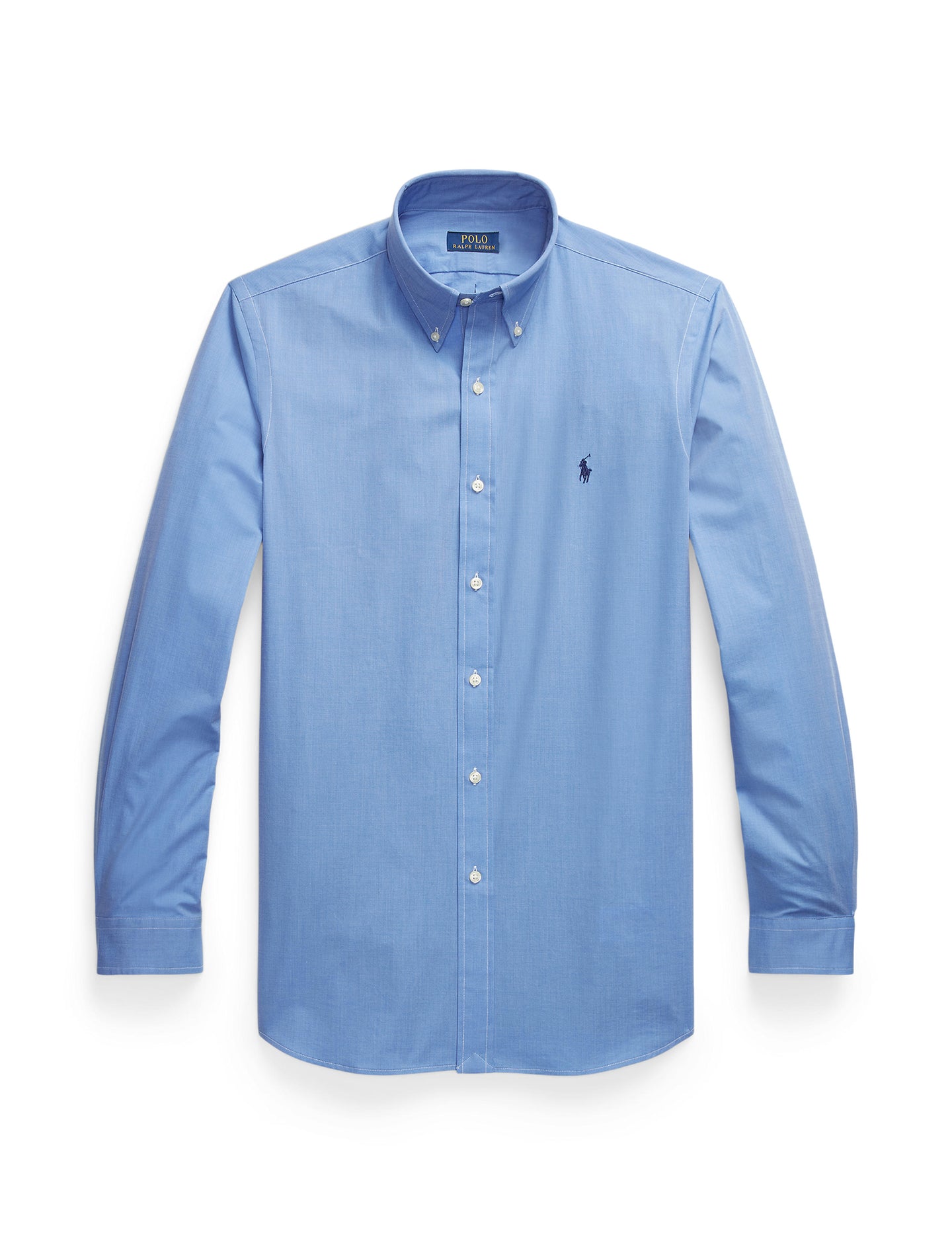 Polo Ralph Lauren - Poplin Custom Fit Stretch Shirt - Blue