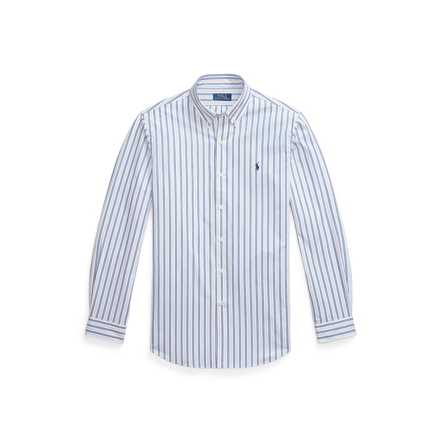 Polo Ralph Lauren - Poplin Stretch Business Shirt - Stripe - White/Pink/Blue