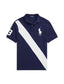 Polo Ralph Lauren - Mesh Polo - Large Pony - Newport Navy & White