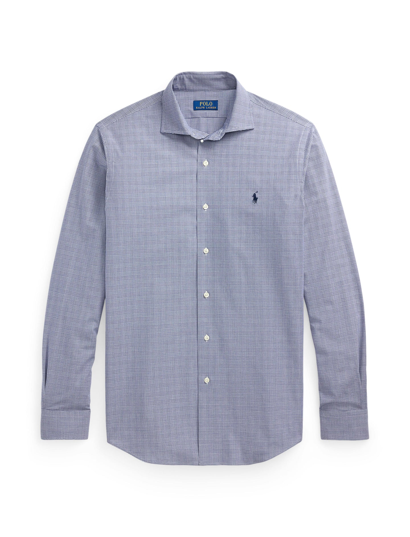 Polo Ralph Lauren - Poplin Stretch Business Shirt - Plaid - Blue & White