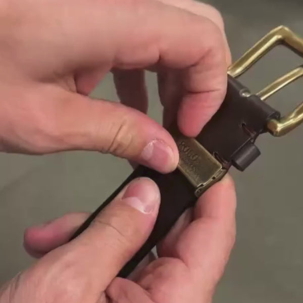 Polo Ralph Lauren - Leather Belt - Adjustable - Brown