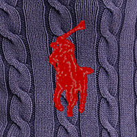Polo Ralph Lauren - Cable-Knit Polo Shirt - Navy