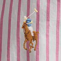 Polo Ralph Lauren - Oxford Shirt - Stripe - Pink & White