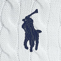 Polo Ralph Lauren - Cable-Knit Short Sleeve Cardigan - White