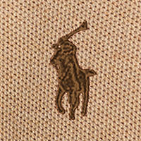 Polo Ralph Lauren - Mesh-Knit Cotton Quarter-Zip Sweater - Camel Melange