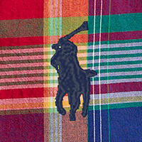 Polo Ralph Lauren - Madras Cotton Shirt - Check - Royal, Red Multi