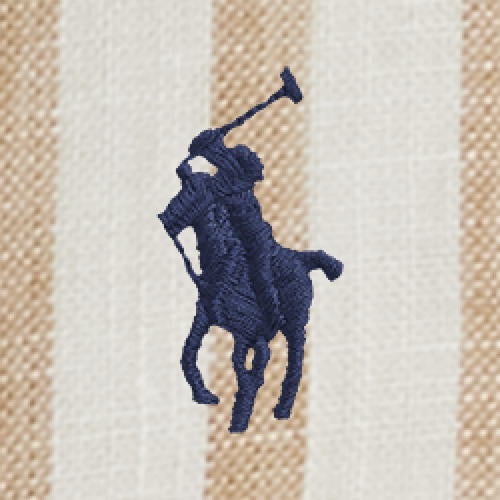 Polo Ralph Lauren - Classic Linen Shirt - Striped - Tan & White