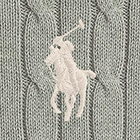Polo Ralph Lauren - Cable-Knit Cotton Crewneck Sweater - Fawn Grey Heather