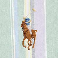 Polo Ralph Lauren - Custom Fit Striped Oxford Shirt - Multi - Green/Purple