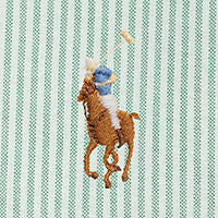 Polo Ralph Lauren - Oxford Shirt - Stripe - Green & White