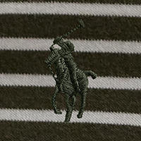 Polo Ralph Lauren - Custom Slim Striped  Soft Cotton T-Shirt - Armadillo white