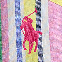 Polo Ralph Lauren - Linen Shirt - Green Pink Multi