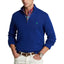 Cotton Quarter-Zip Sweater - Heritage Royal