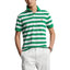 Polo Ralph Lauren - Custom Fit Mesh Polo -  Stripe - Lifeboat Green & White