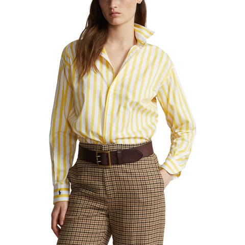 Polo Ralph Lauren - Regular Fit Cotton Shirt - Stripe - Yellow/White