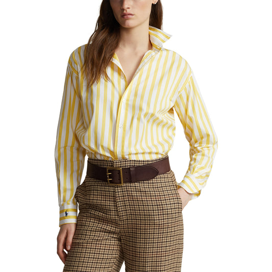 Polo Ralph Lauren - Regular Fit Cotton Shirt - Stripe - Yellow/White
