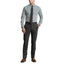 Polo Ralph Lauren - Custom Fit Stretch Poplin Shirt - Stripe - Pine & White