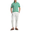Polo Ralph Lauren - Custom Fit Mesh Polo -  Stripe - Lifeboat Green & White
