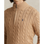 Polo Ralph Lauren - Cable Knit Quarter Zip Sweater - Camel Melange