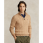 Polo Ralph Lauren - Cable Knit Quarter Zip Sweater - Camel Melange