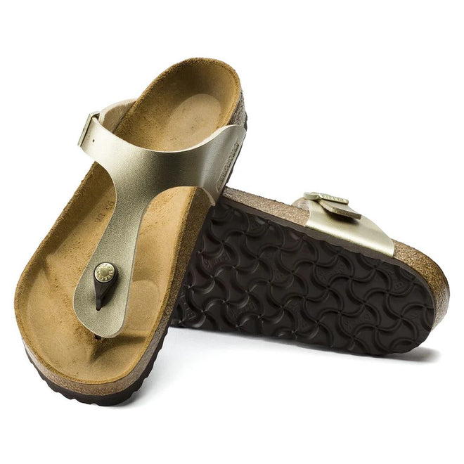 Gizeh Birko-Flor Sandals - Narrow - Gold