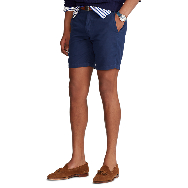 Linen Shorts – Navy