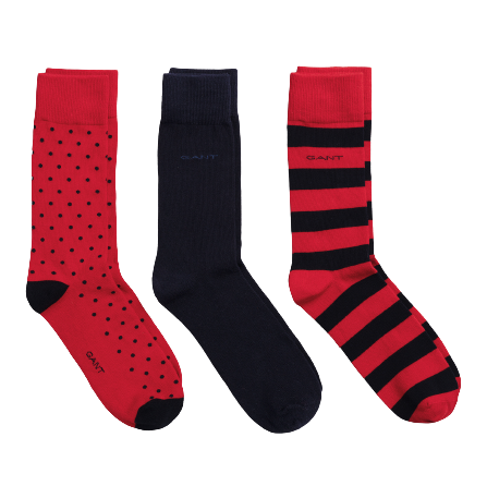 3 Pack Socks - Blue Set | Red Set