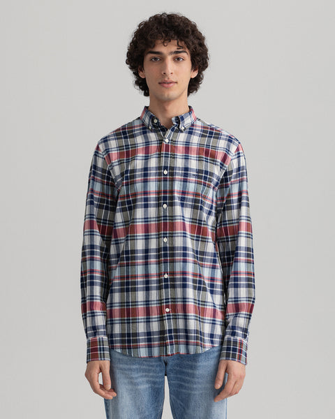 GANT - Indian Madras Check Shirt - Persian Blue