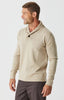 Aklanda - Shawl Collar Sweater - Marine Blue | Mushroom | Berry